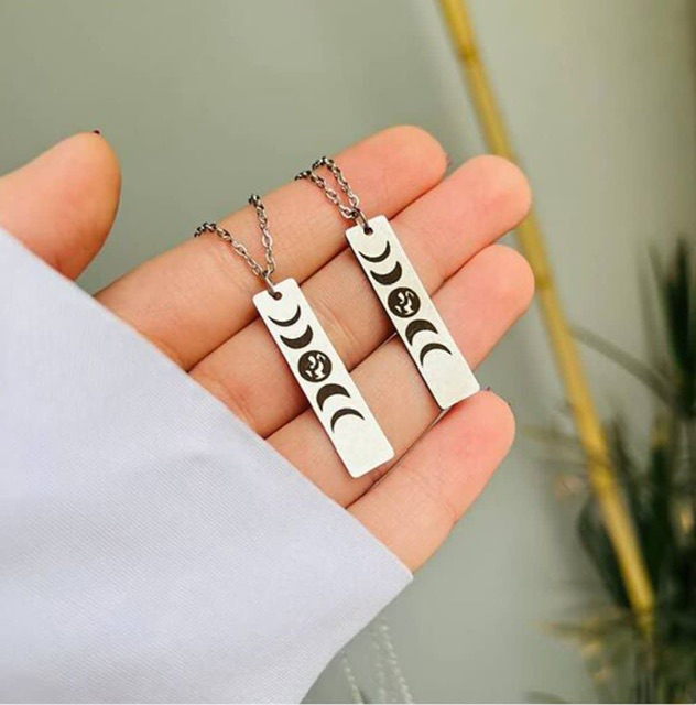 گردنبند ست دوستی ماه