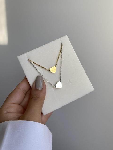 گردنبند قلب استیل