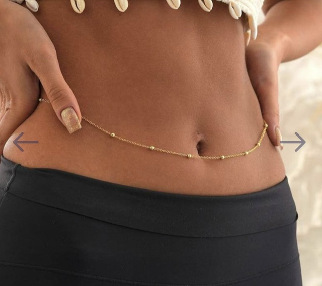 زنجیر کمر (طلایی)